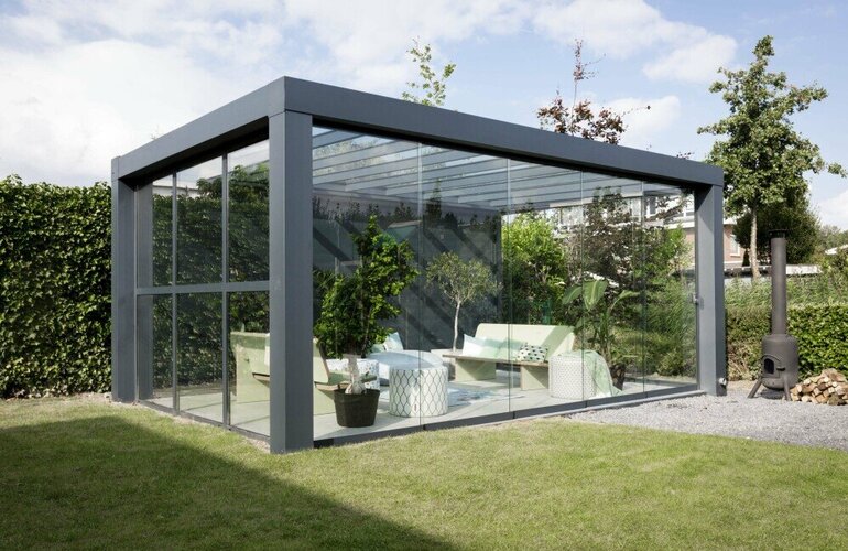 Dit is een afbeelding van een Verasol Cube tuinkamer